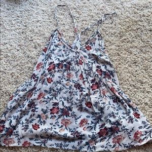 American eagle floral tank top